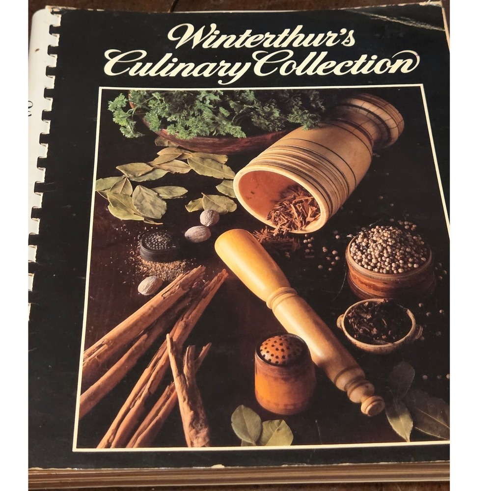 Winterthur Culinary Collection Cookbook Dupont Museum Vintage New England